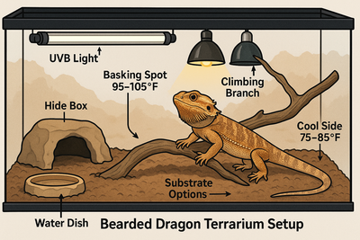 Setting Up Your Bearded Dragon Enclosure