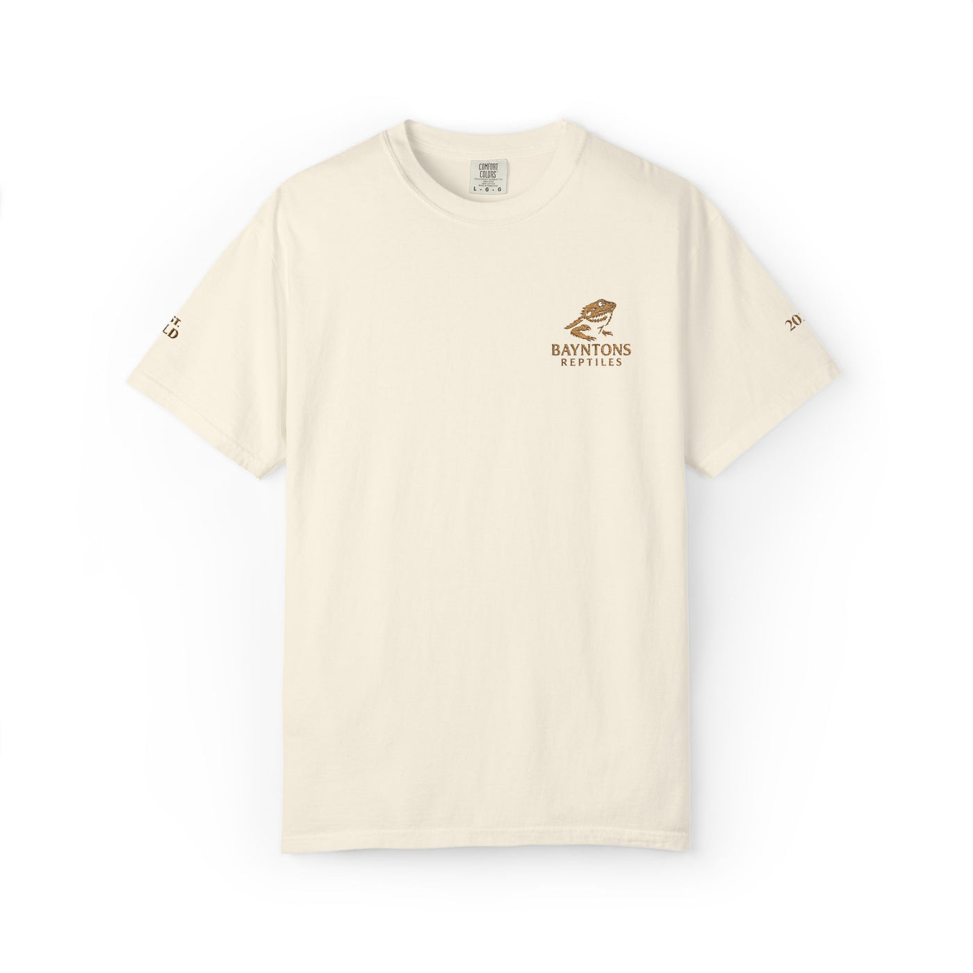 Unisex Garment-Dyed T-shirt New Gold Bayntons Reptiles