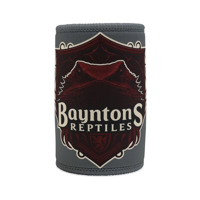 Bayntons Reptiles Stubby Cooler - Fun Drink Sleeve for Outdoors, BBQs, Reptile Lovers, Pool Parties, Gifts for Her/Him