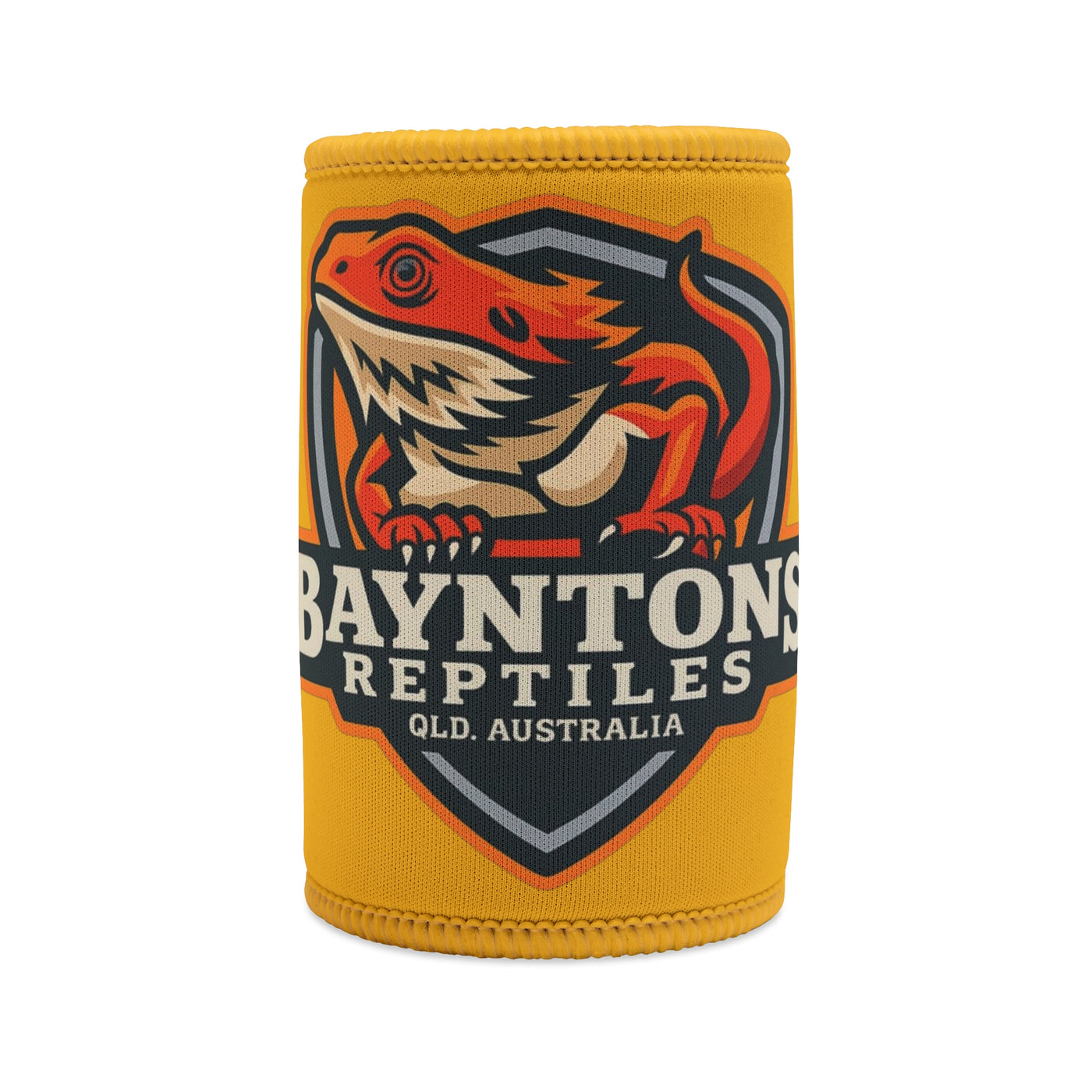 Bayntons Reptiles Stubby Cooler - Fun Drink Sleeve for Outdoors, BBQs, Reptile Lovers, Pool Parties, Gifts for Her/Him