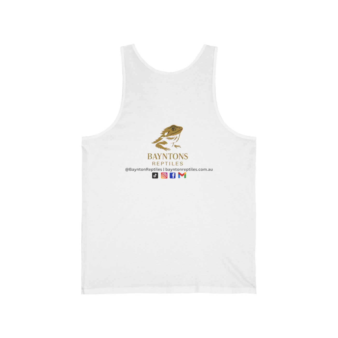 Copy of Bearded Dragon Unisex Jersey Tank - Cool and Stylish Reptile Design