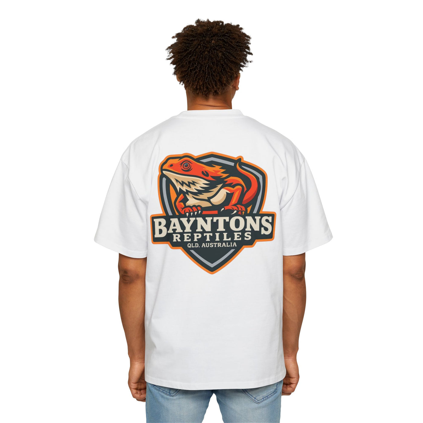 Men's Heavy Oversized Tee Heritage Bayntons Reptiles