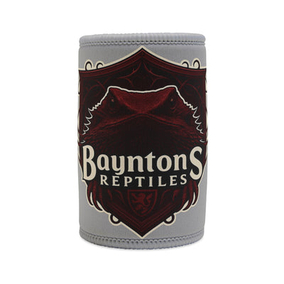 Bayntons Reptiles Stubby Cooler - Fun Drink Sleeve for Outdoors, BBQs, Reptile Lovers, Pool Parties, Gifts for Her/Him