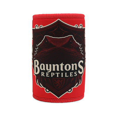 Bayntons Reptiles Stubby Cooler - Fun Drink Sleeve for Outdoors, BBQs, Reptile Lovers, Pool Parties, Gifts for Her/Him