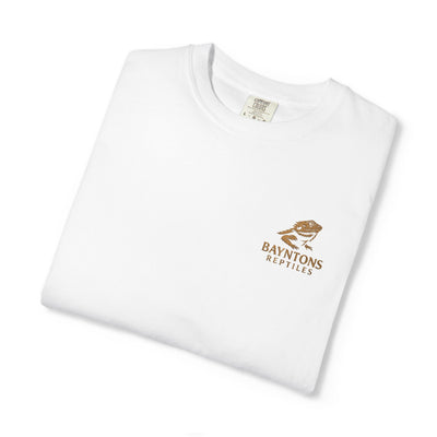 Unisex Garment-Dyed T-shirt New Gold Bayntons Reptiles