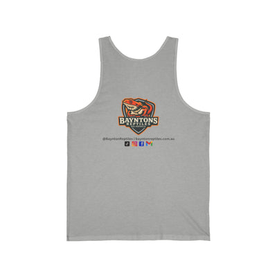 Bearded Dragon Unisex Jersey Tank - Cool and Stylish Reptile Design