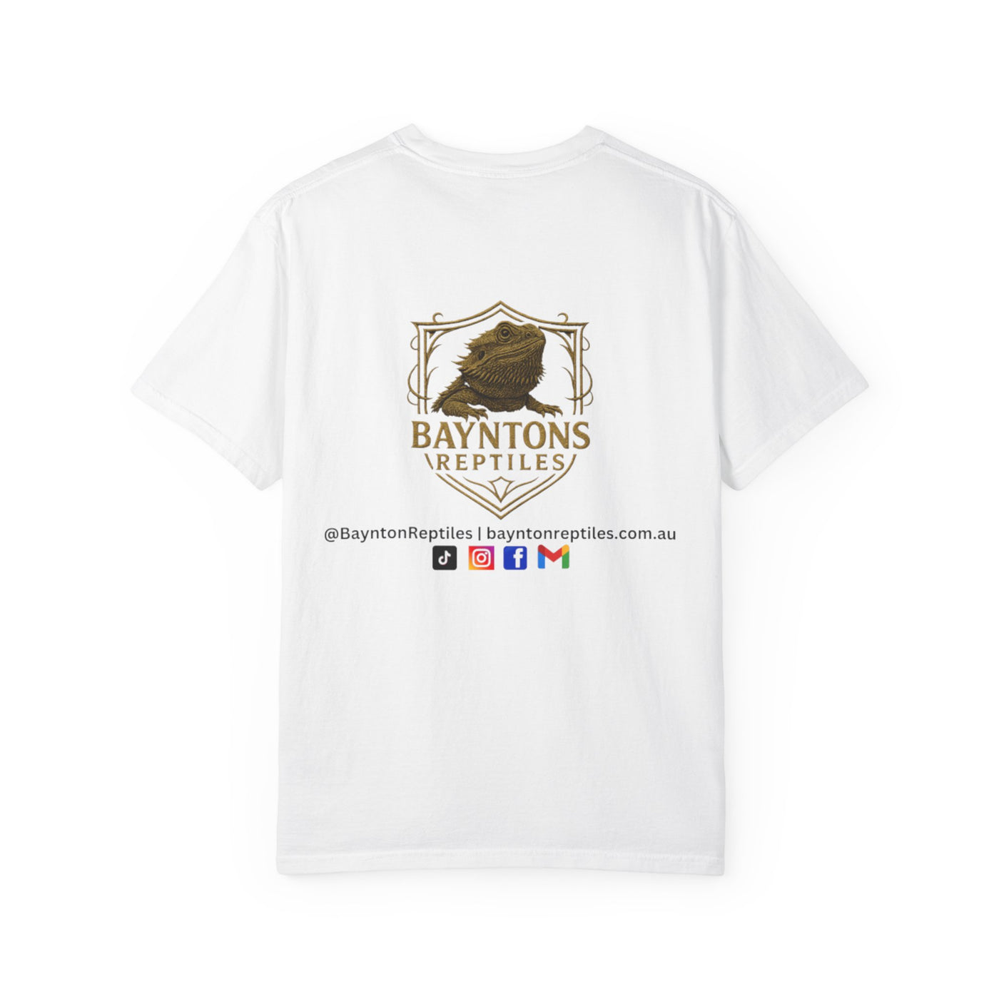 Bearded Dragon Lover's T-Shirt - Garment-Dyed Unisex Tee