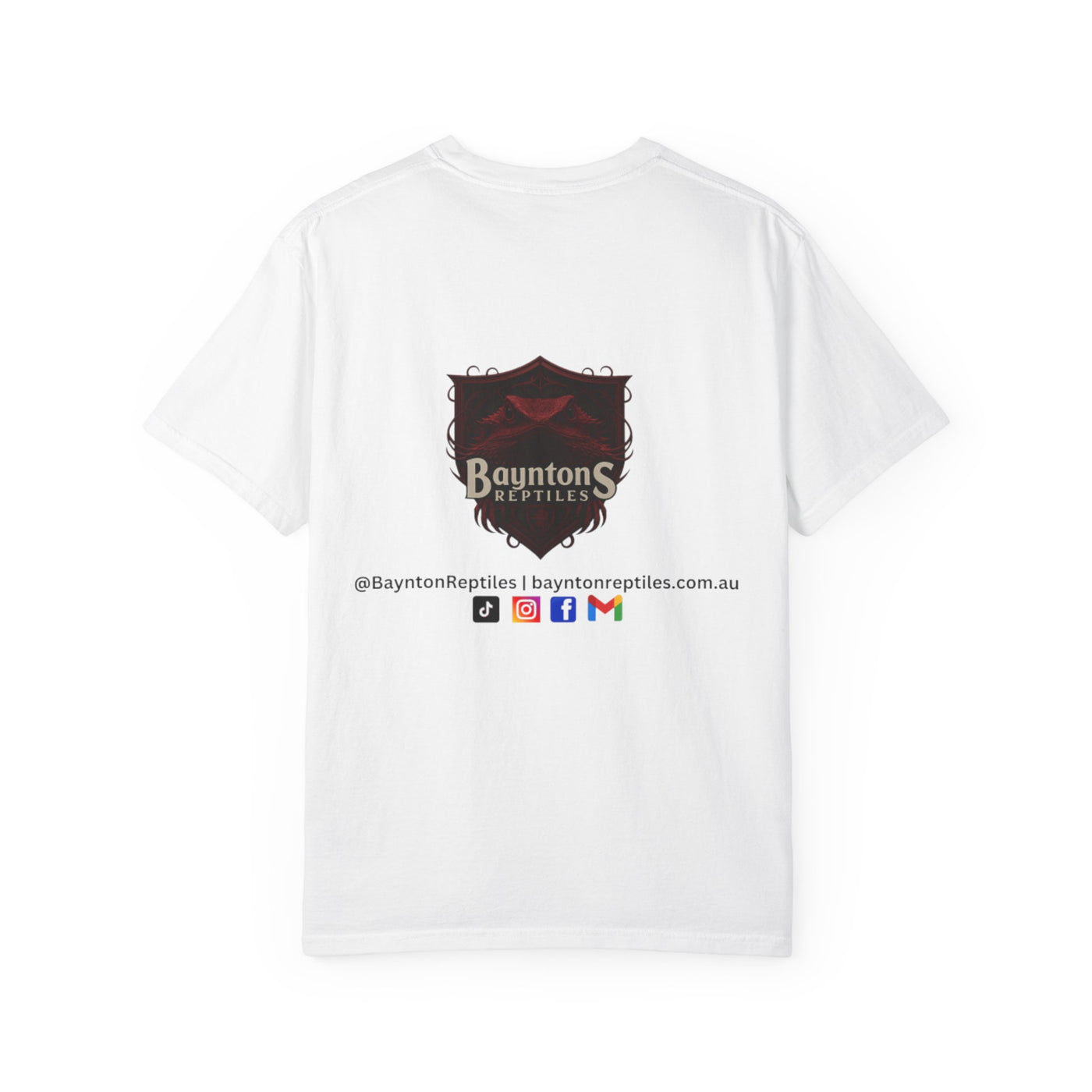 Red Bearded Dragon T-Shirt | Bayntons Reptiles Merchandise