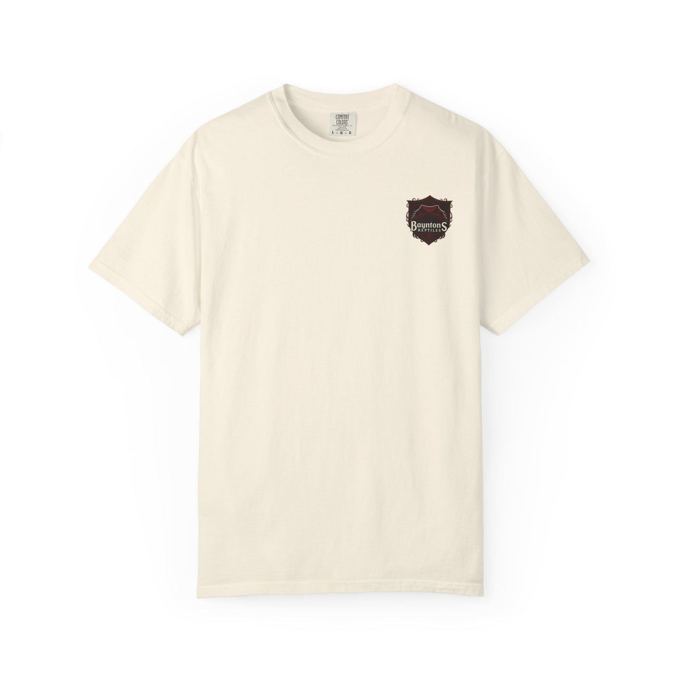 Unisex Garment-Dyed T-shirt New Bayntons Reptiles Logo