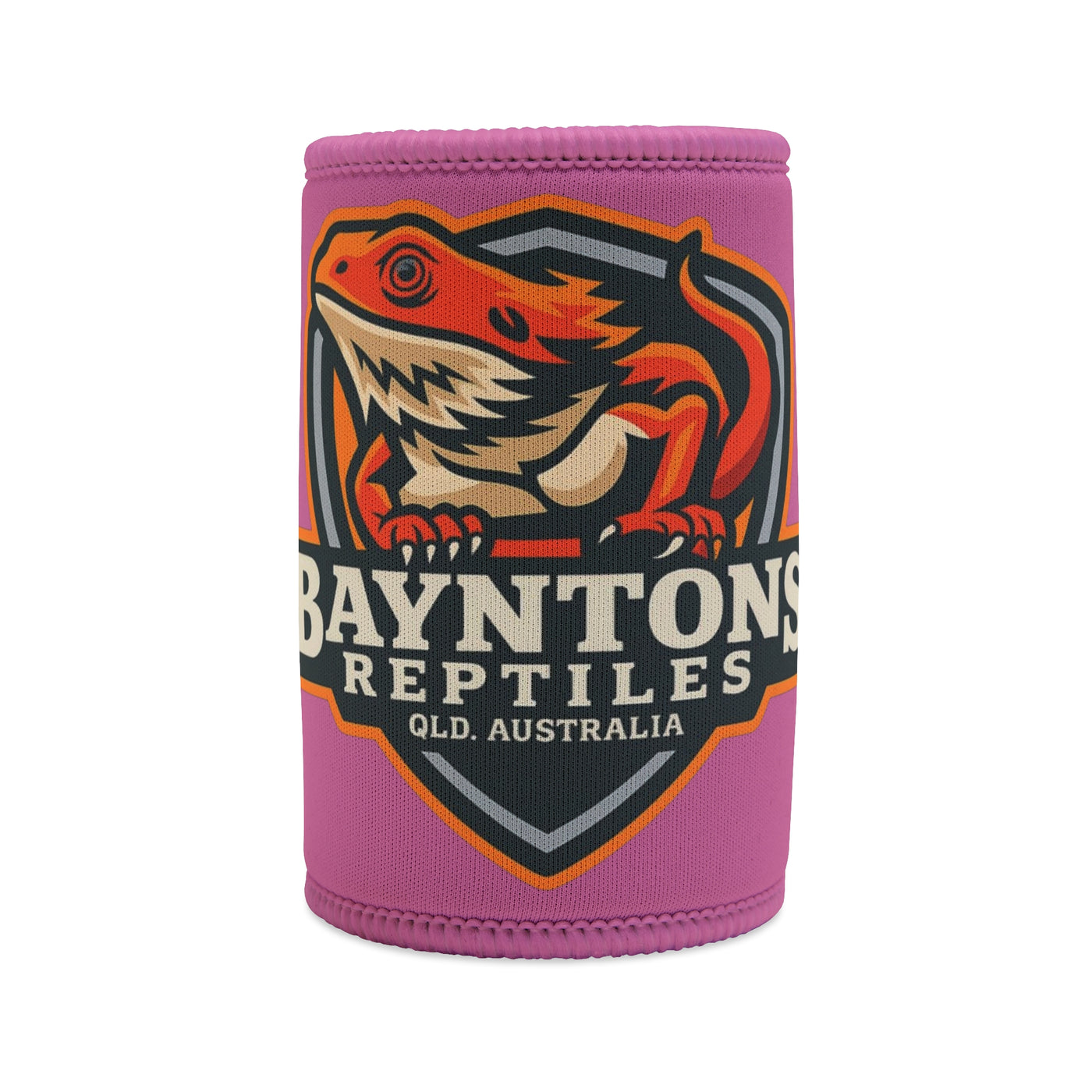 Bayntons Reptiles Stubby Cooler - Fun Drink Sleeve for Outdoors, BBQs, Reptile Lovers, Pool Parties, Gifts for Her/Him