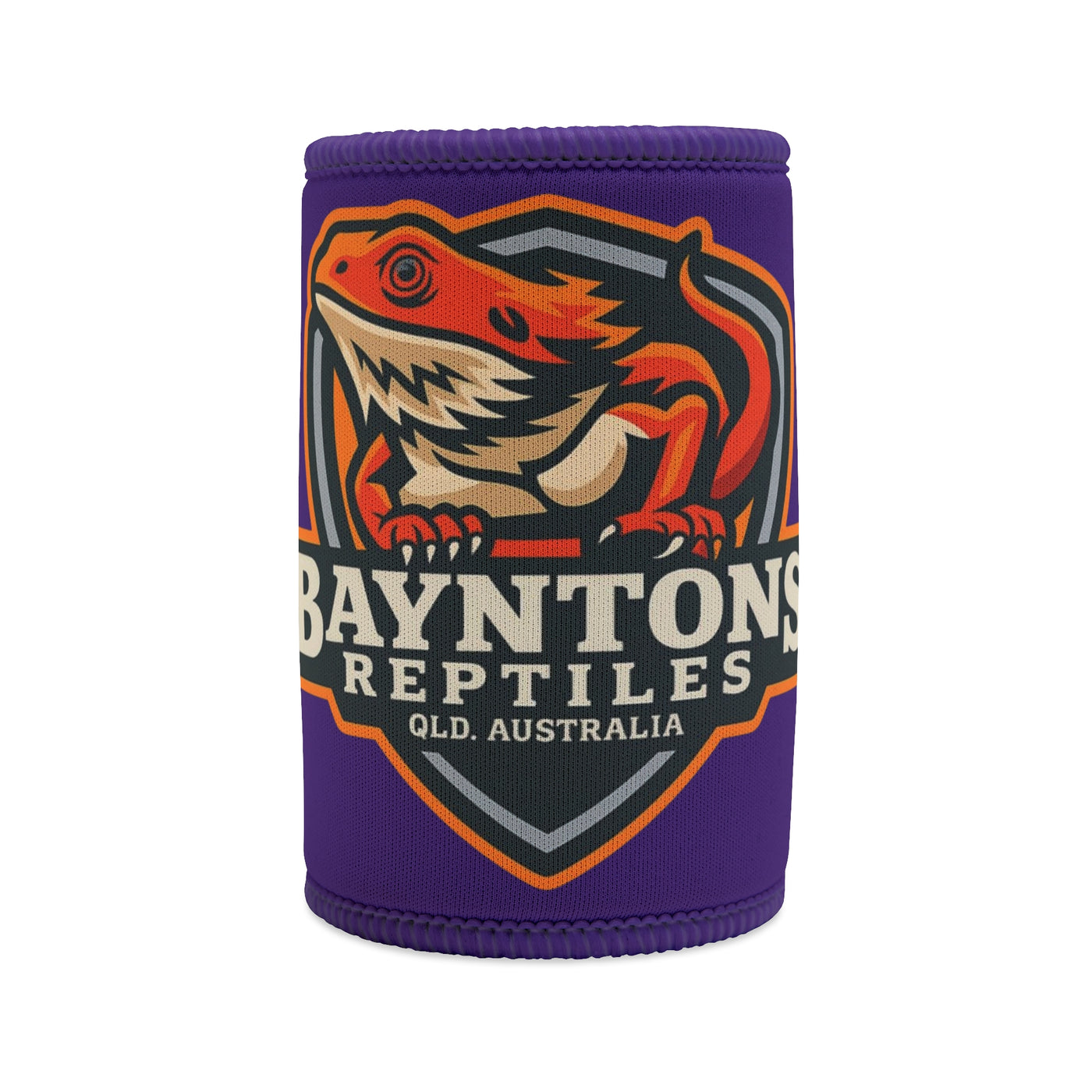 Bayntons Reptiles Stubby Cooler - Fun Drink Sleeve for Outdoors, BBQs, Reptile Lovers, Pool Parties, Gifts for Her/Him