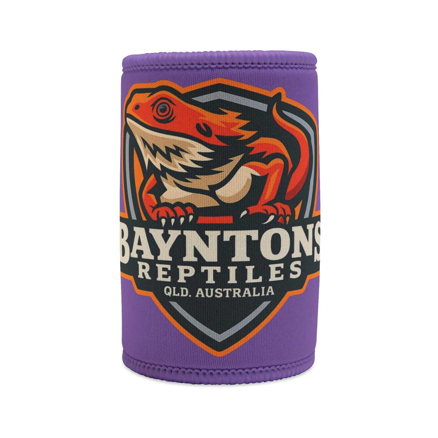 Bayntons Reptiles Stubby Cooler - Fun Drink Sleeve for Outdoors, BBQs, Reptile Lovers, Pool Parties, Gifts for Her/Him