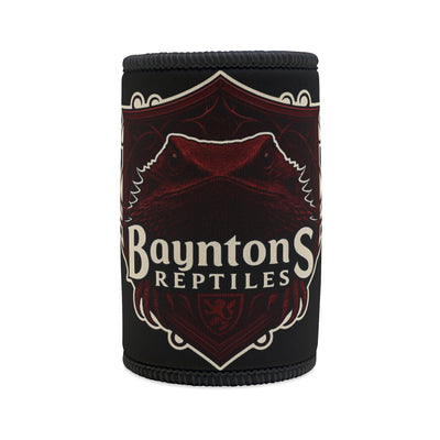 Bayntons Reptiles Stubby Cooler - Fun Drink Sleeve for Outdoors, BBQs, Reptile Lovers, Pool Parties, Gifts for Her/Him