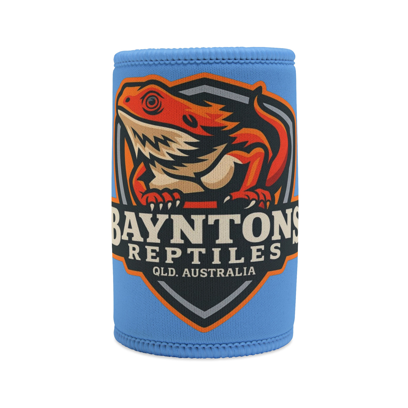 Bayntons Reptiles Stubby Cooler - Fun Drink Sleeve for Outdoors, BBQs, Reptile Lovers, Pool Parties, Gifts for Her/Him