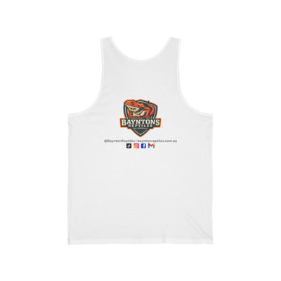 Bearded Dragon Unisex Jersey Tank - Cool and Stylish Reptile Design