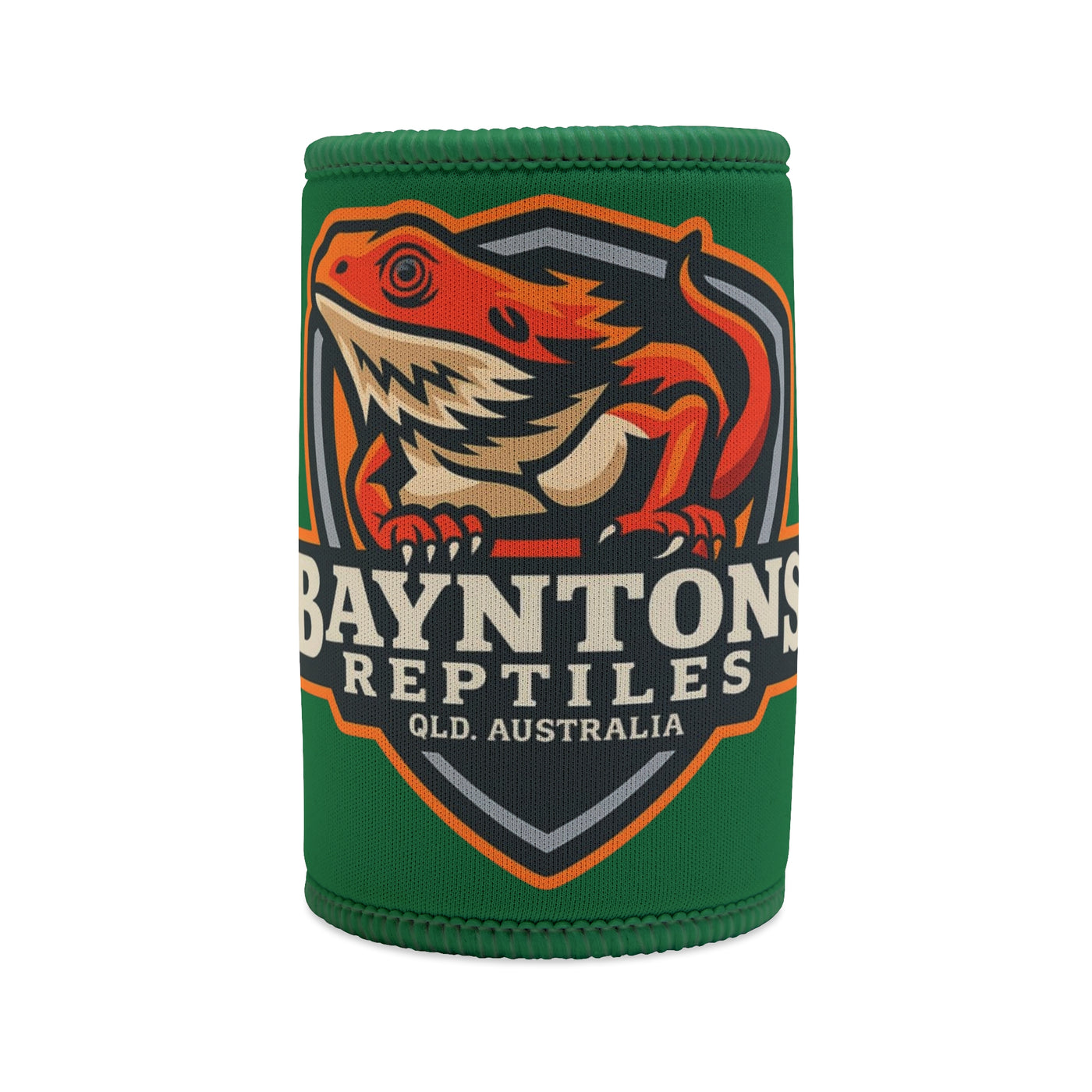 Bayntons Reptiles Stubby Cooler - Fun Drink Sleeve for Outdoors, BBQs, Reptile Lovers, Pool Parties, Gifts for Her/Him