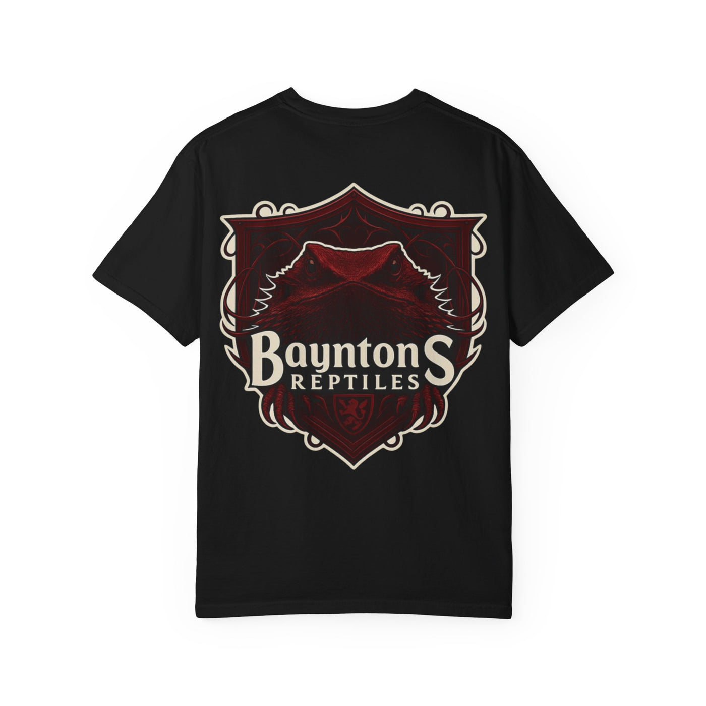 Unisex Garment-Dyed T-shirt New Bayntons Reptiles Logo
