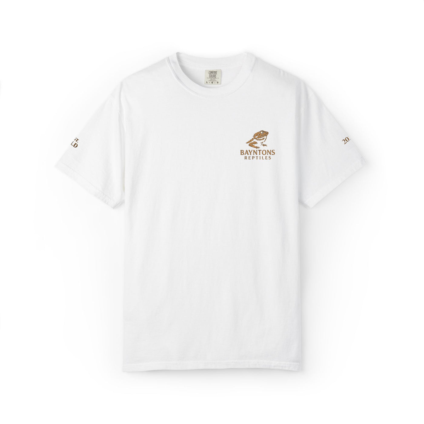 Unisex Garment-Dyed T-shirt New Gold Bayntons Reptiles