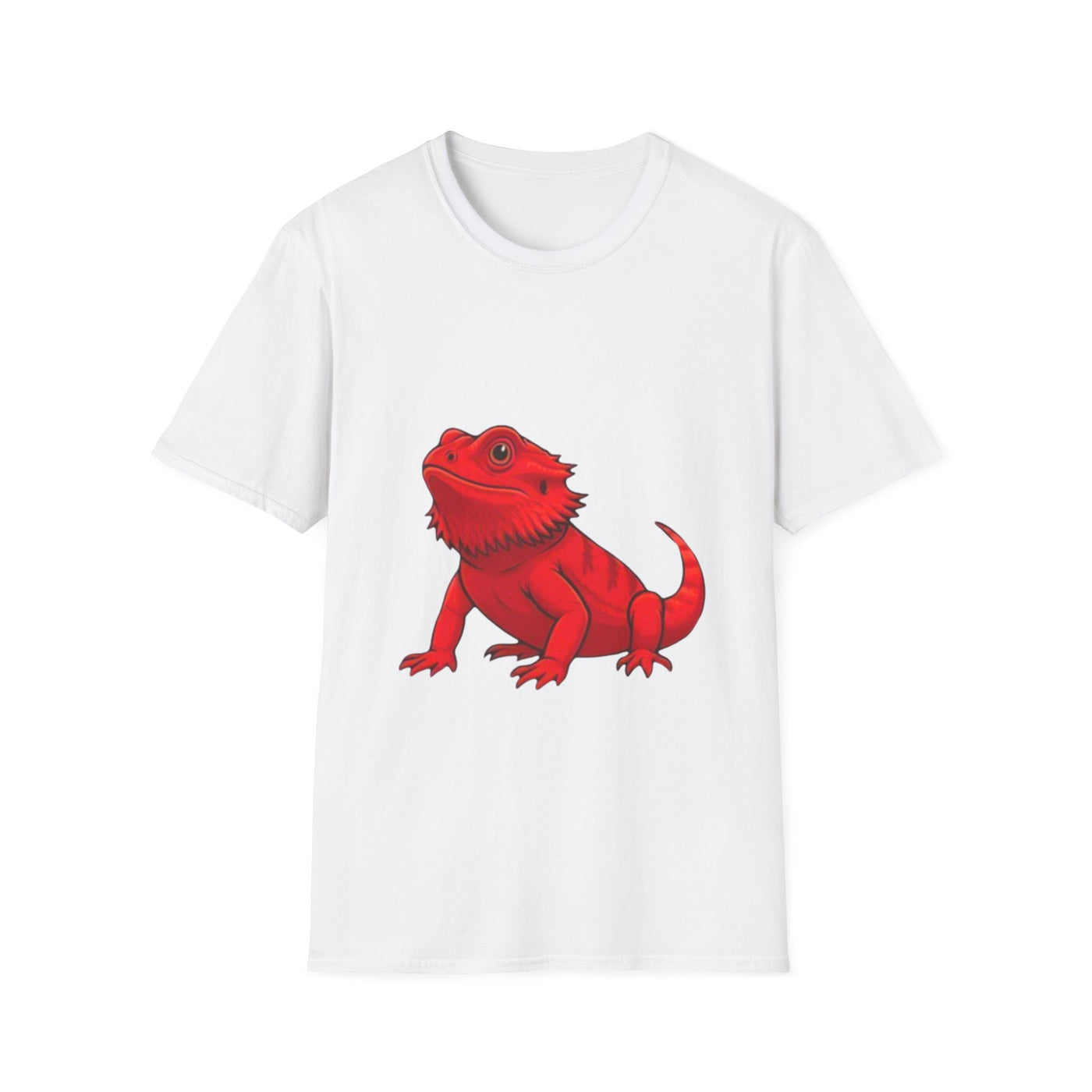 Red Lizard Graphic T-Shirt for Reptile Lovers