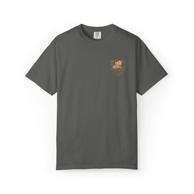 Unisex Garment-Dyed T-shirt New Bayntons Reptiles gold design