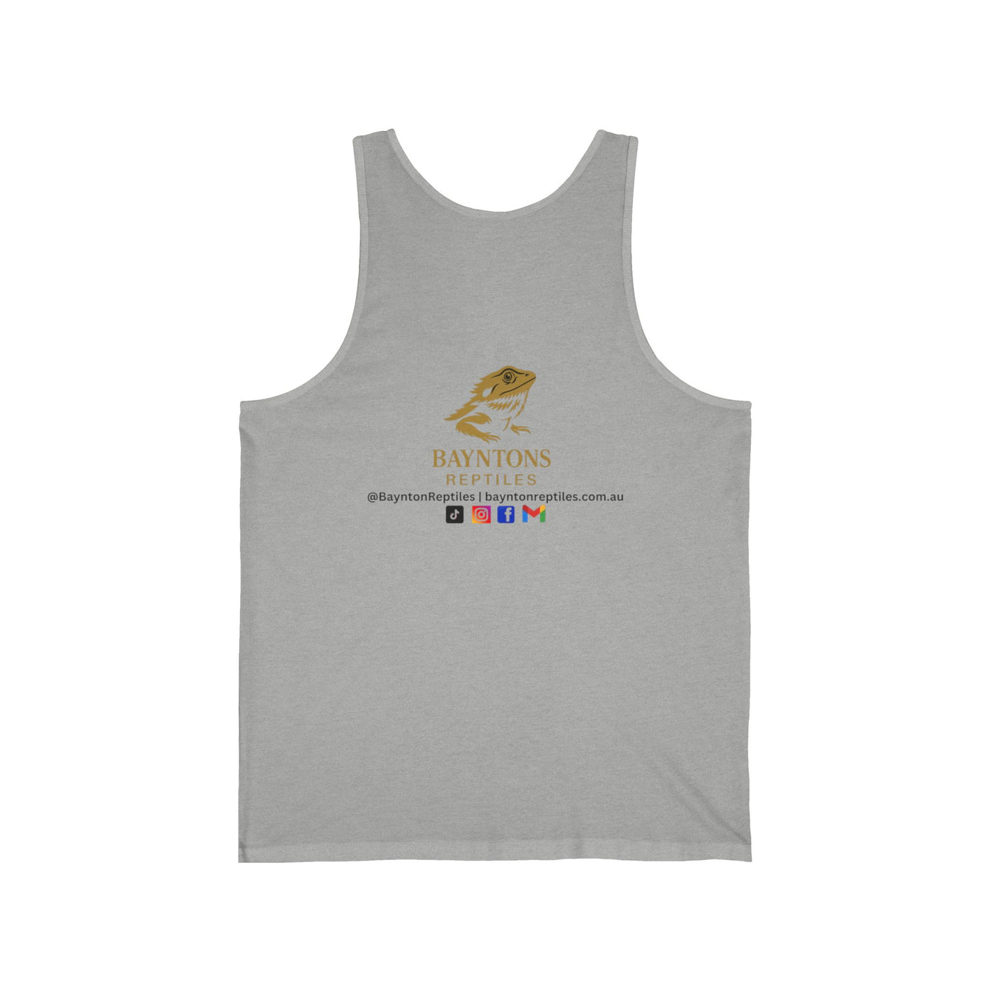 Copy of Bearded Dragon Unisex Jersey Tank - Cool and Stylish Reptile Design