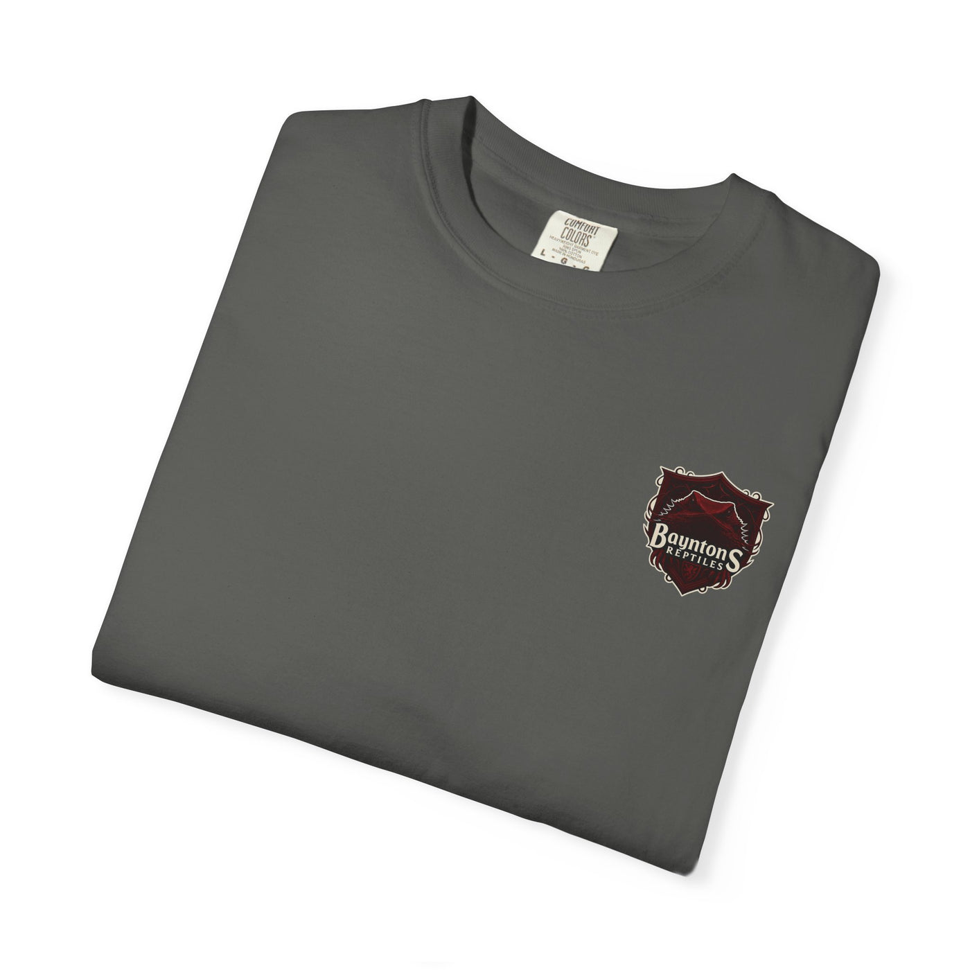 Unisex Garment-Dyed T-shirt New Bayntons Reptiles Logo