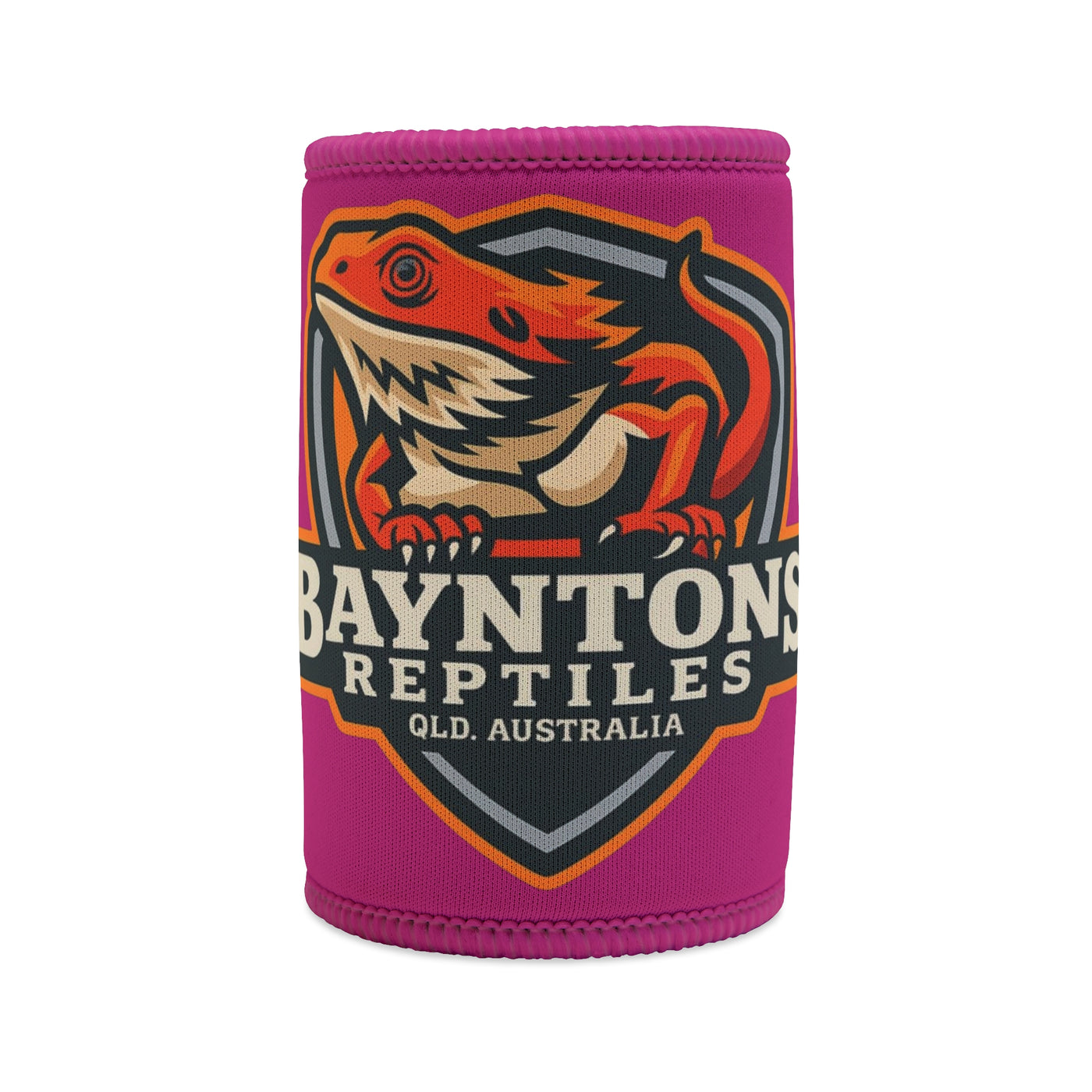 Bayntons Reptiles Stubby Cooler - Fun Drink Sleeve for Outdoors, BBQs, Reptile Lovers, Pool Parties, Gifts for Her/Him