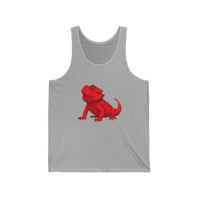 Bearded Dragon Unisex Jersey Tank - Cool and Stylish Reptile Design
