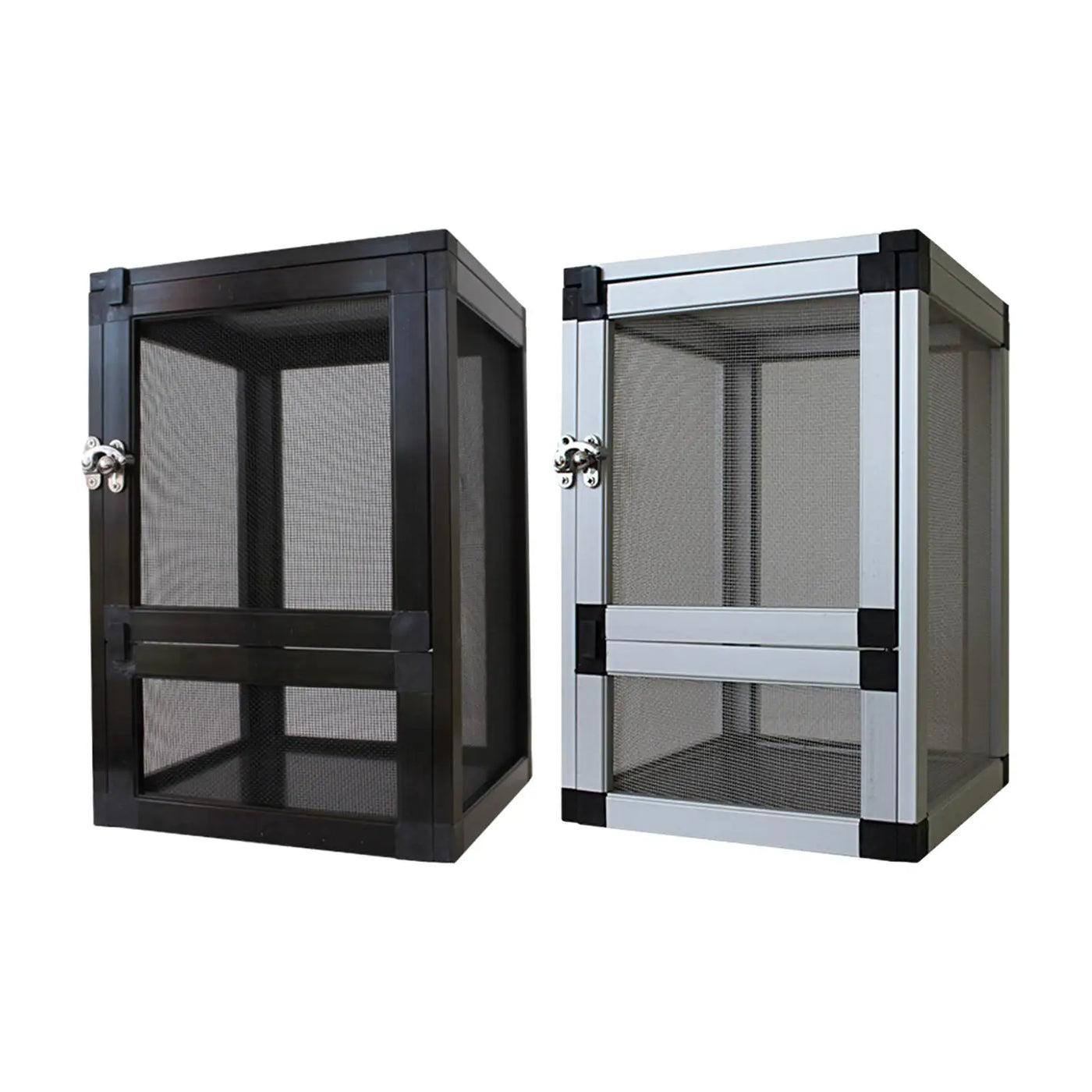 Breeding Box Reptile Tanks Air Screen Cages Reptiles Habitat Reptile Cage for Bearded Dragon Turtles Chameleons Gecko Gerbils
