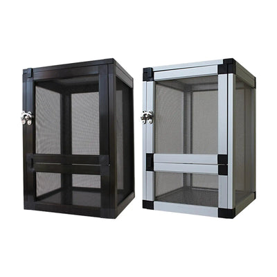 Breeding Box Reptile Tanks Air Screen Cages Reptiles Habitat Reptile Cage for Bearded Dragon Turtles Chameleons Gecko Gerbils