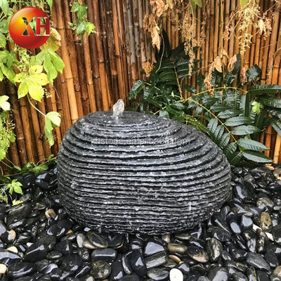 Japanese Style Natural Stone Water Bowl Water Fountain Flower pots Planter For Courtyard Landscape Home Garden Decoration