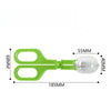 Reptile Feeding Tweezers - Transparent Long Plastic Clip for Hygienic Feeding of Lizards, Turtles, Frogs, Spiders, and Snakes