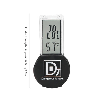 Reptile  Temperature Gauge Thermometer Reptile Terrarium Thermometer Hygrometer Digital Display Pet  Temperature Gauge