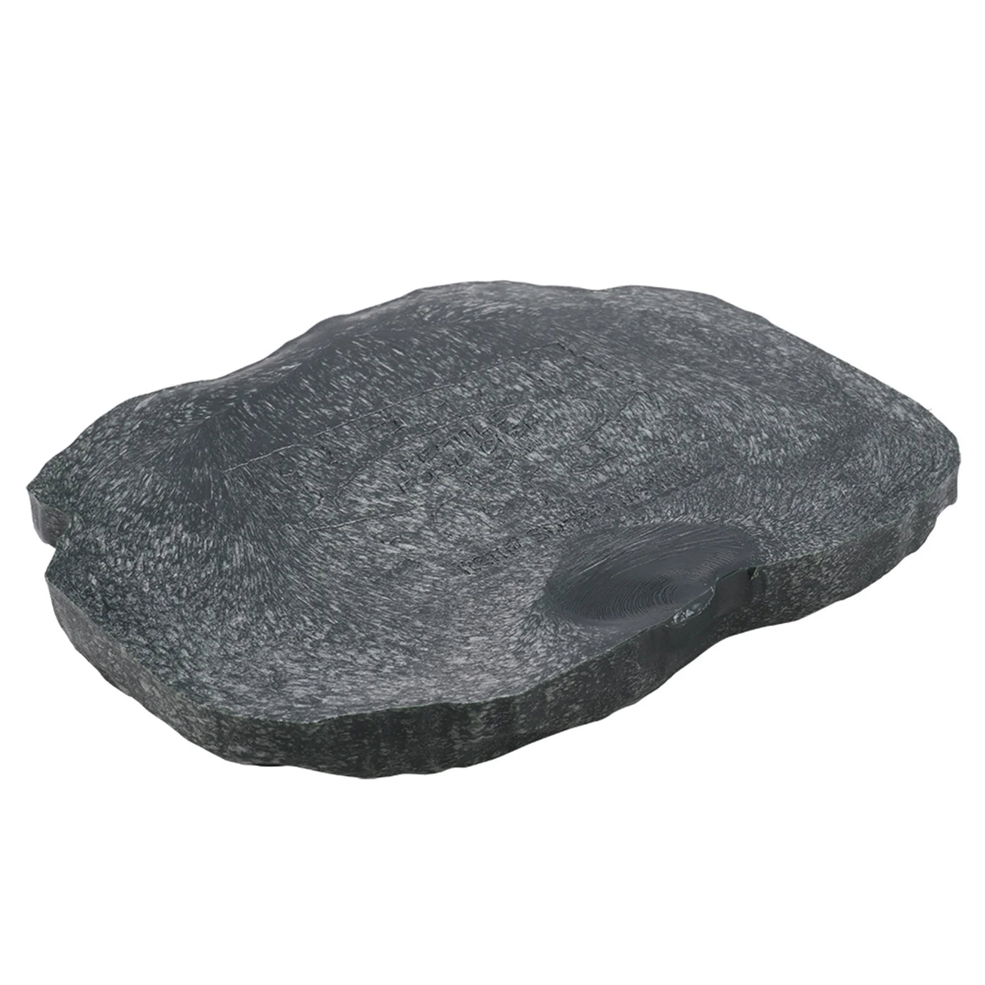 Reptile Feeder ABS Resin Imitation Rock Design Food and Water Dish Feeder Bowl for Tortoise Lizard