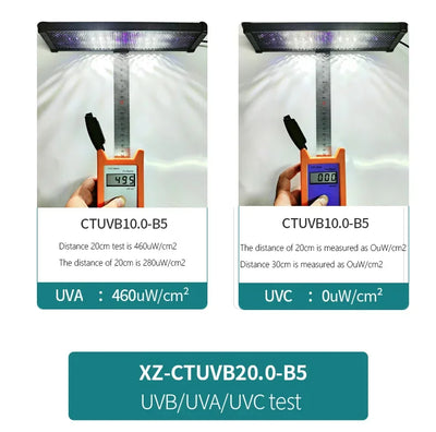 UVA+UVB Reptile Full Spectrum LED Light Turtle Lizard Snake Terrarium Sunbathe Heat Lamp 10.0 20.0 Sun Lamp Sunbathe Heat Lamp