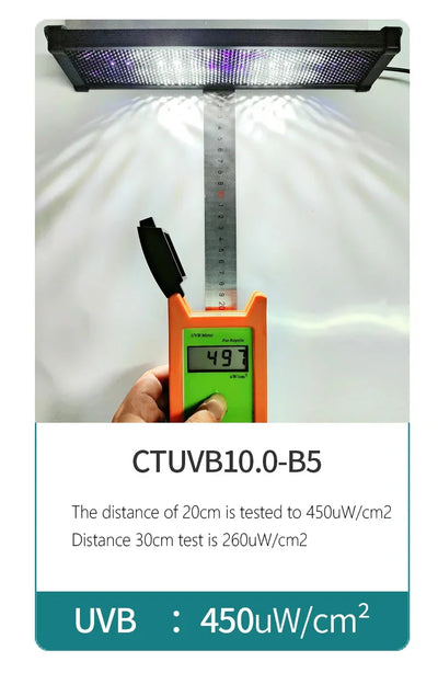 UVA+UVB Reptile Full Spectrum LED Light Turtle Lizard Snake Terrarium Sunbathe Heat Lamp 10.0 20.0 Sun Lamp Sunbathe Heat Lamp