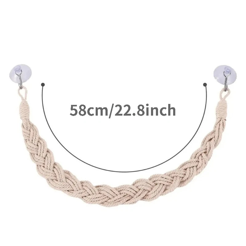 Lizards hammock  Hermit Crab Hammock Climber Lizard Lounger Climbing Swing Hermit Crab Climbing Jute Rope Ladder Reptile Toys