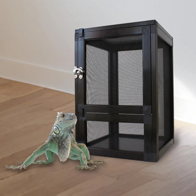 Breeding Box Reptile Tanks Air Screen Cages Reptiles Habitat Reptile Cage for Bearded Dragon Turtles Chameleons Gecko Gerbils