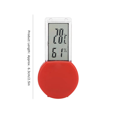 Reptile  Temperature Gauge Thermometer Reptile Terrarium Thermometer Hygrometer Digital Display Pet  Temperature Gauge