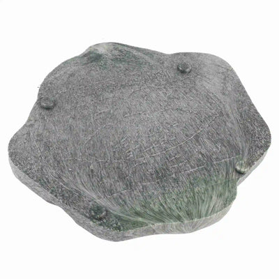 Reptile Feeder ABS Resin Imitation Rock Design Food and Water Dish Feeder Bowl for Tortoise Lizard