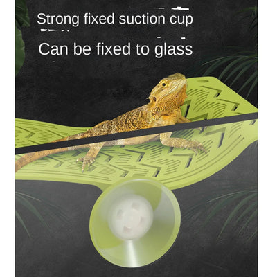 Waterproof Reptile Hammock Swing Perch with Rope Suction Cup Pet Cradle Crawler Easy To Clean Space Saving Sun Mat Hammock